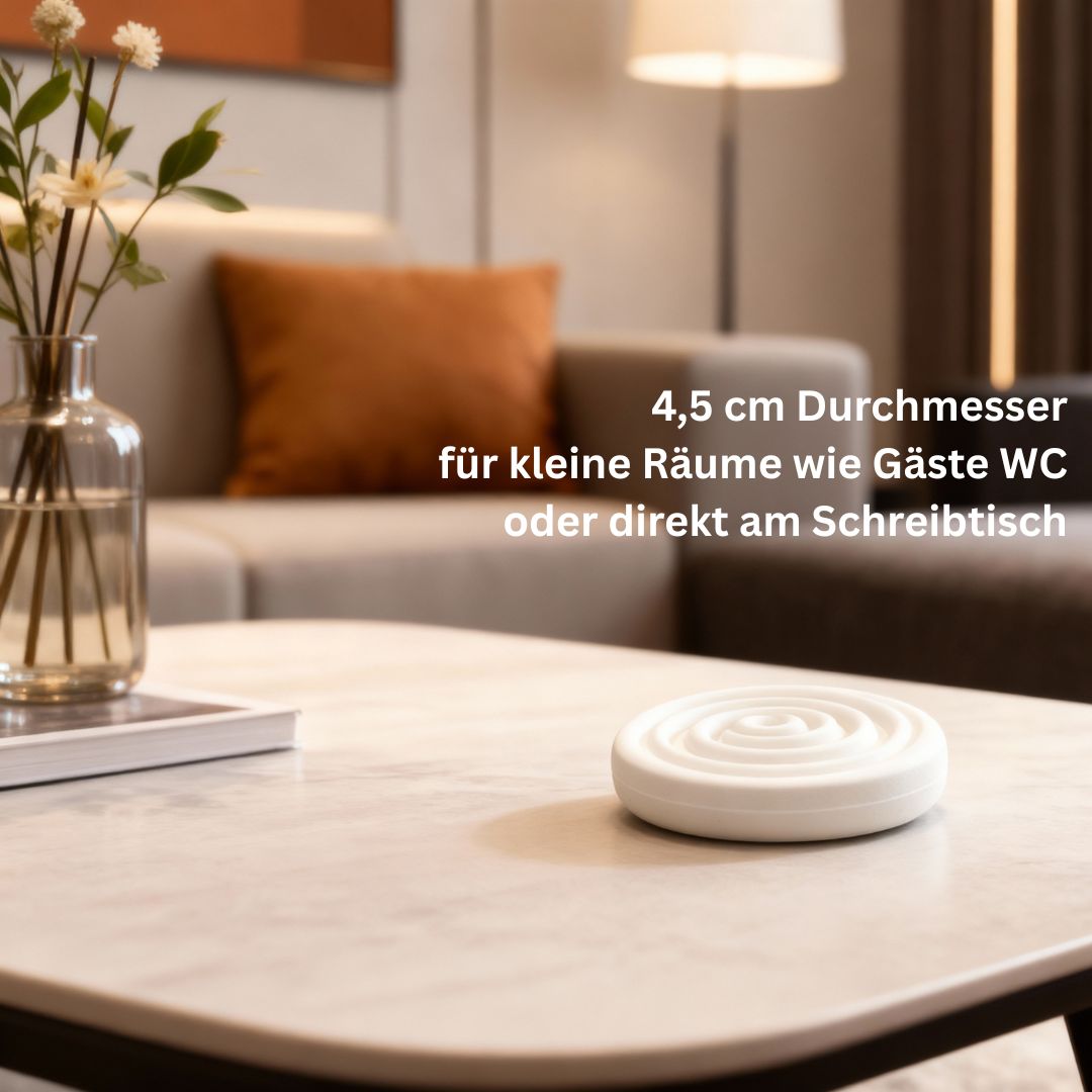 Handgemachter Duftstein zur Verwendung von Aromaölen/Duftölen und ätherischen Ölen