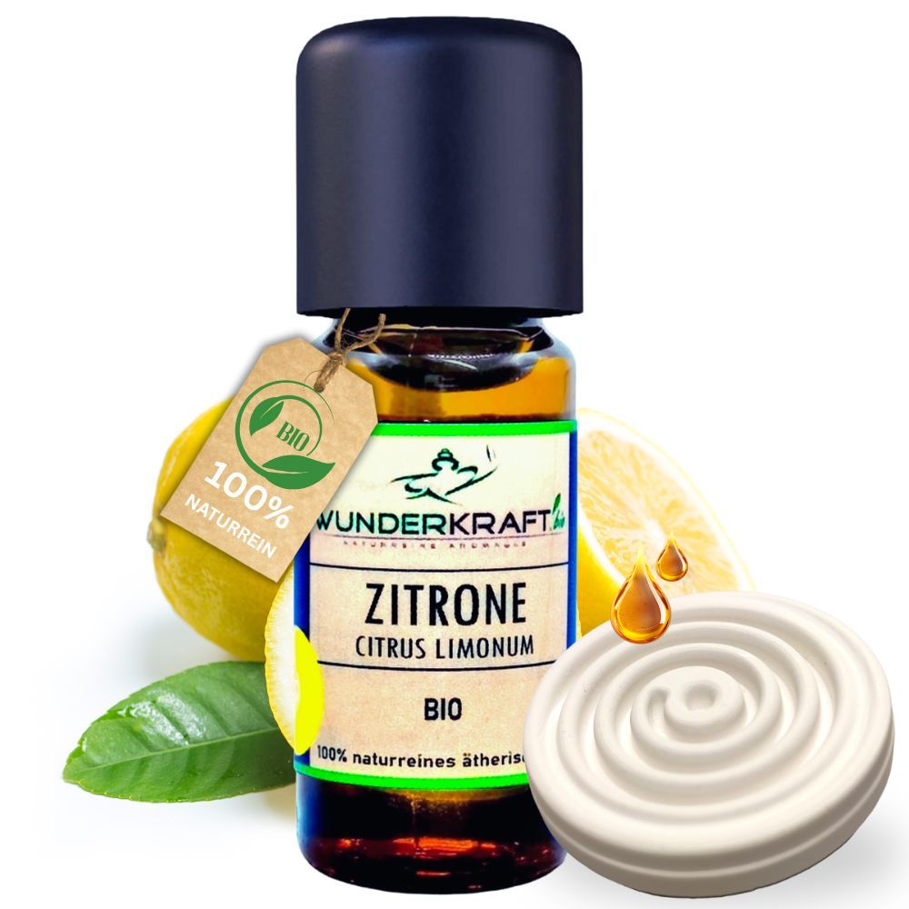 BIO Zitronenöl, 100% naturreine ätherische Öle