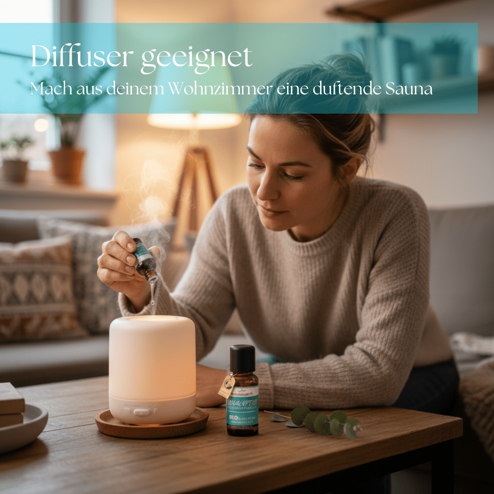 BIO Eukalyptusöl globulus, 100% naturreine ätherische Öle - Wunderkraft.bio von Wunderlampe.bio