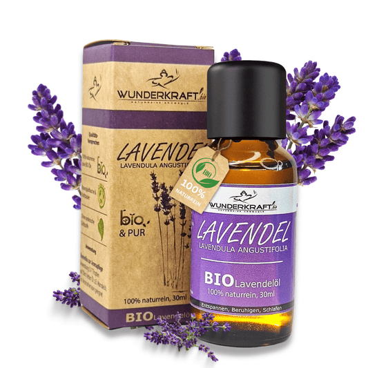 BIO Lavendelöl fein, 100% naturreine ätherische Öle - Wunderkraft.bio von Wunderlampe.bio