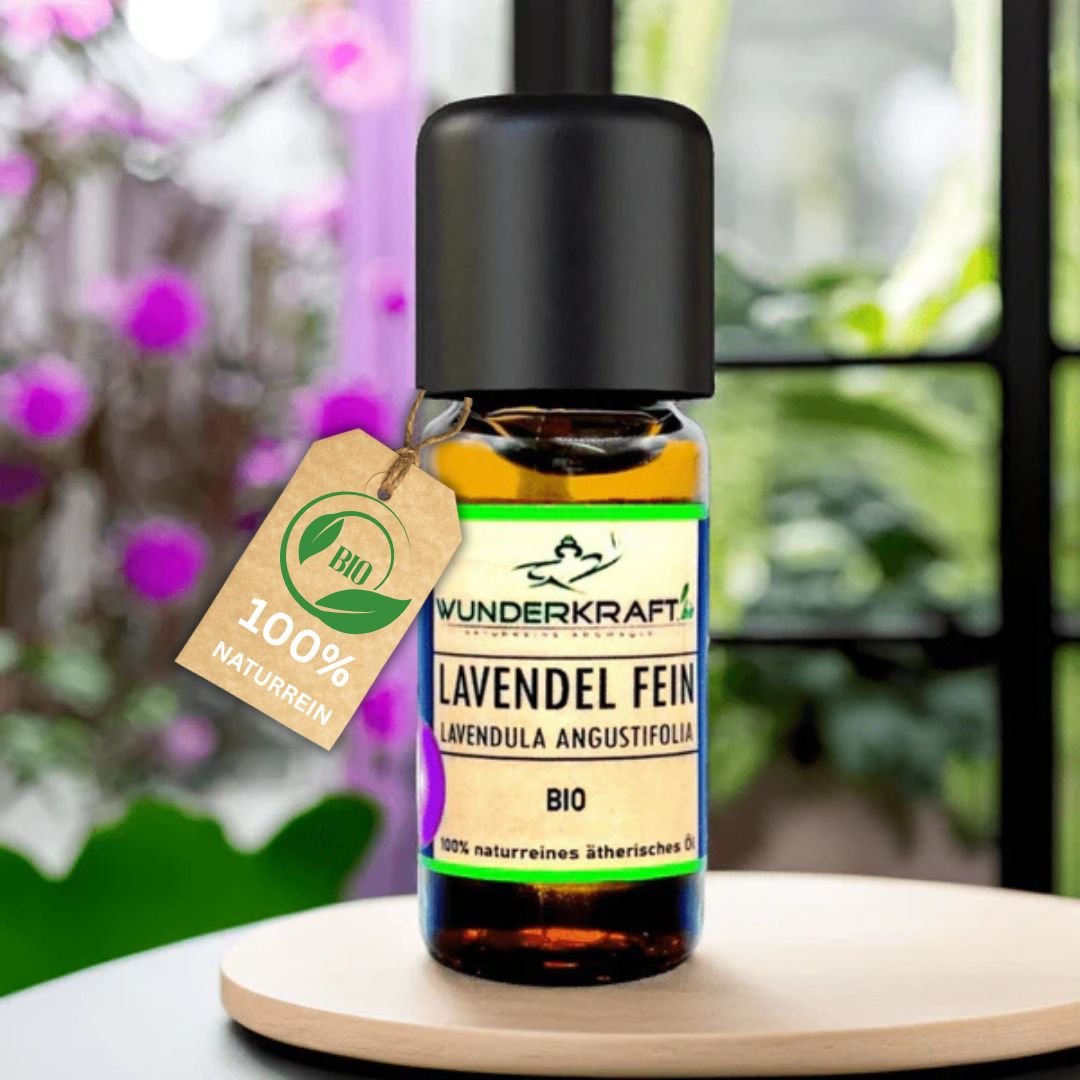 BIO Lavendelöl fein, 100% naturreine ätherische Öle - Wunderkraft.bio von Wunderlampe.bio