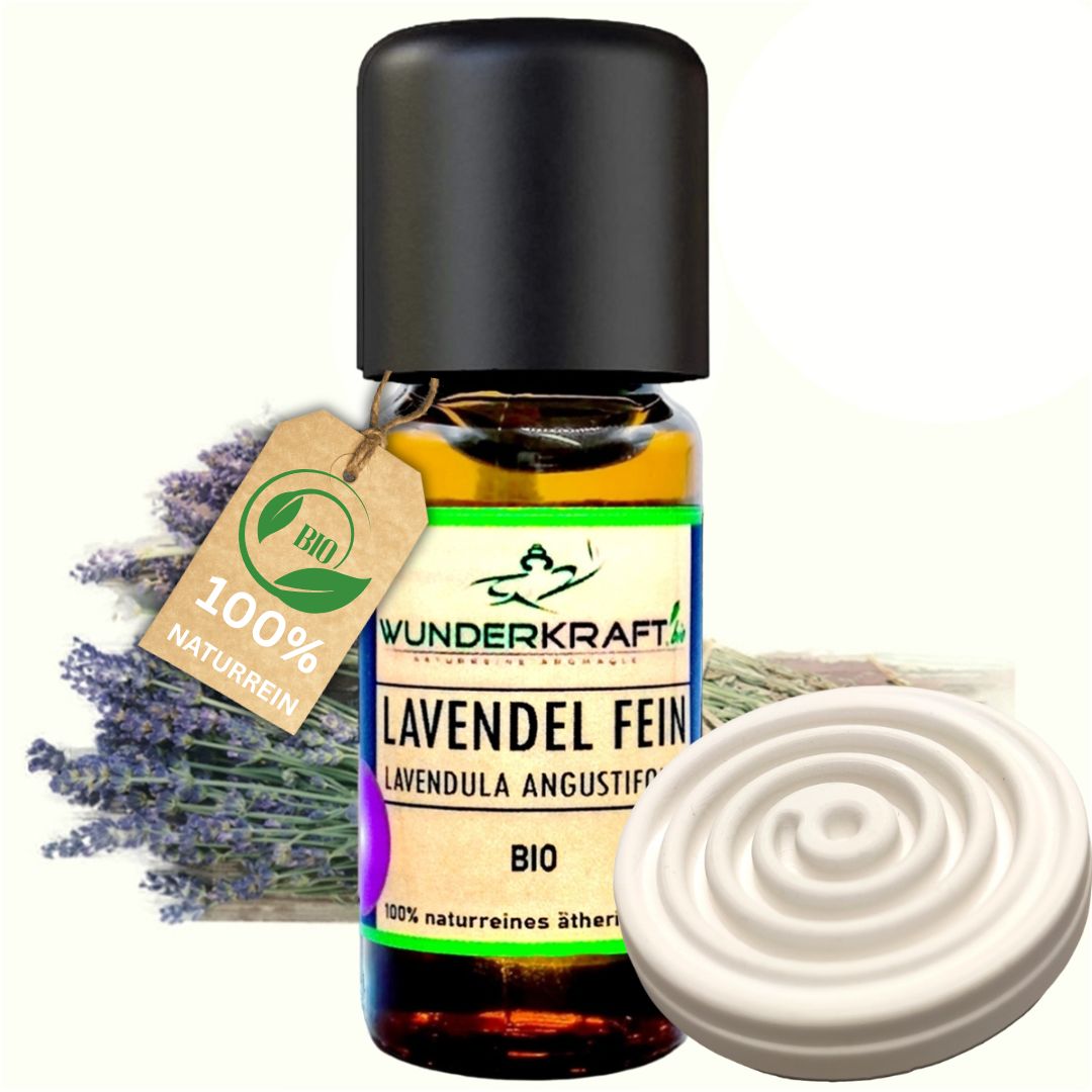 BIO Lavendelöl fein, 100% naturreine ätherische Öle - Wunderkraft.bio von Wunderlampe.bio