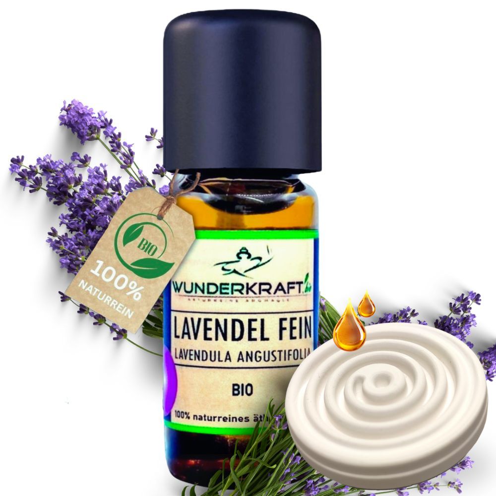 BIO Lavendelöl fein, 100% naturreine ätherische Öle - Wunderkraft.bio von Wunderlampe.bio