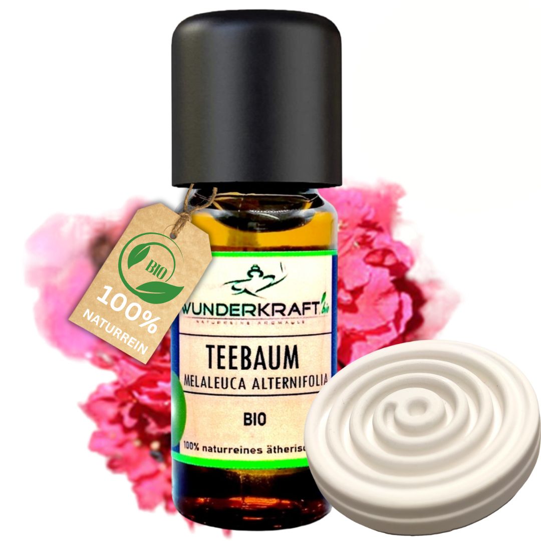 BIO Teebaumöl, 100% naturreine ätherische Öle - Wunderkraft.bio von Wunderlampe.bio