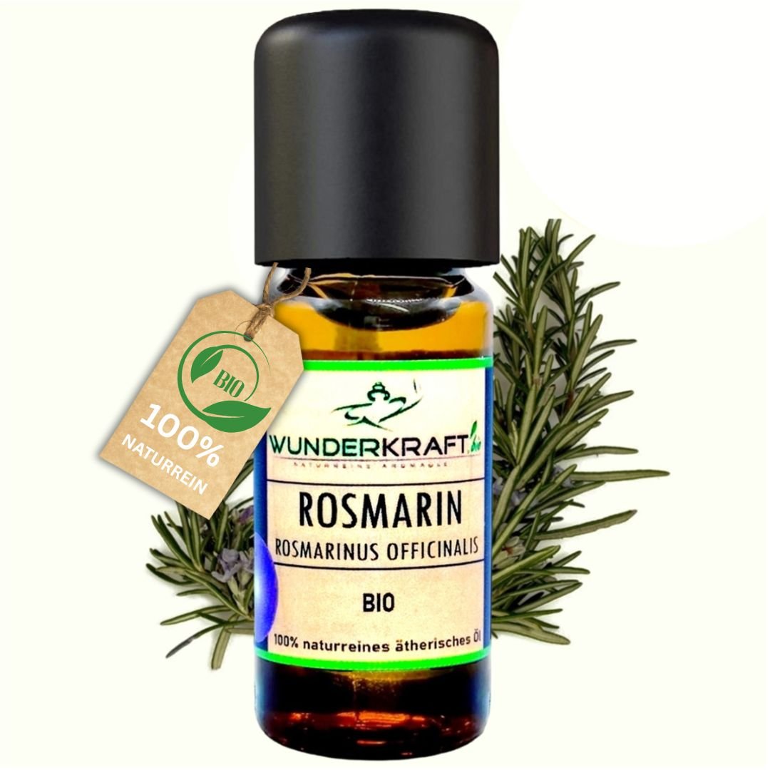 Pferde Aromatherapie Set, ätherisches bio Lavendelöl + bio Rosmarinöl + Duftstein - Wunderkraft.bio von Wunderlampe.bio