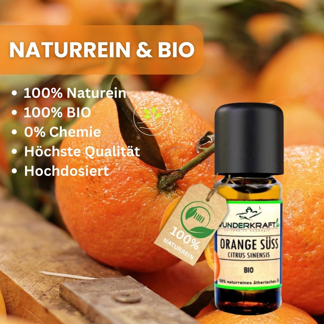 Riesen Duftstein & Holzteller inkl. BIO Orangenöl, 100% ätherisches Öl, 10ml - Wunderkraft.bio von Wunderlampe.bio