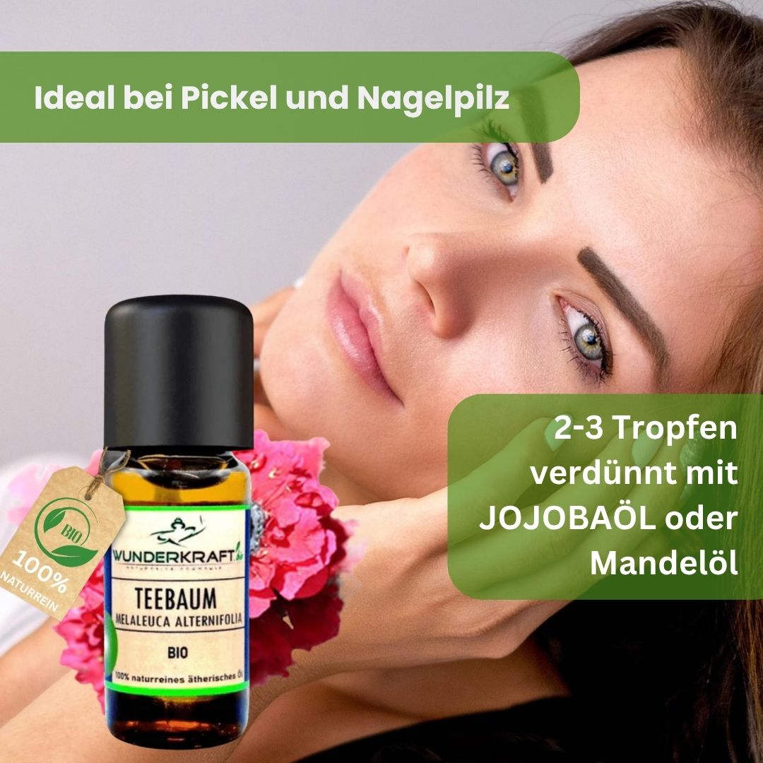 Riesen Duftstein mit Holzteller inkl. BIO Teebaumöl, 100% naturreine ätherische Öle - Wunderkraft.bio von Wunderlampe.bio