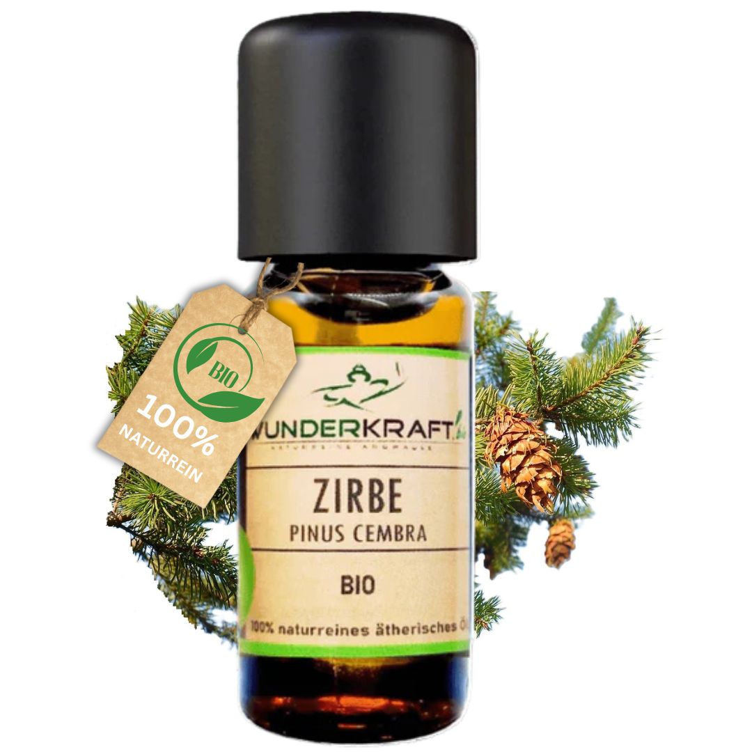 BIO Zirbenöl, 100% naturreine ätherische Öle