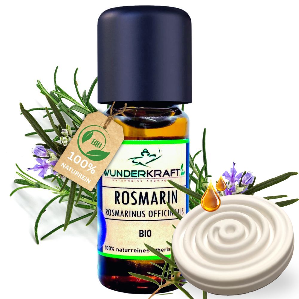 BIO Rosmarinöl, 100% naturreines ätherisches Öl