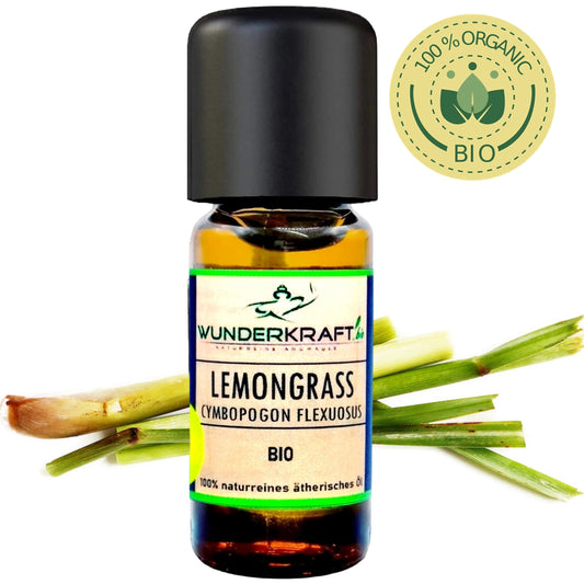 BIO Lemongrassöl, 100% naturreines ätherisches Aromaöl
