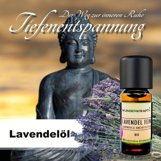 Mentaltraining für innere Ruhe "Tiefenentspannung" im Zusammenspiel mit ätherischen Lavendelöl