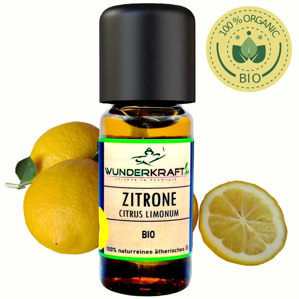 BIO Zitronenöl, 100% naturreines ätherisches Aromaöl