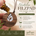 Auto-Duftanhänger aus Holz mit eigenem Logo – personalisiert für Firmen - Wk-naturals Wunderkraft Öle