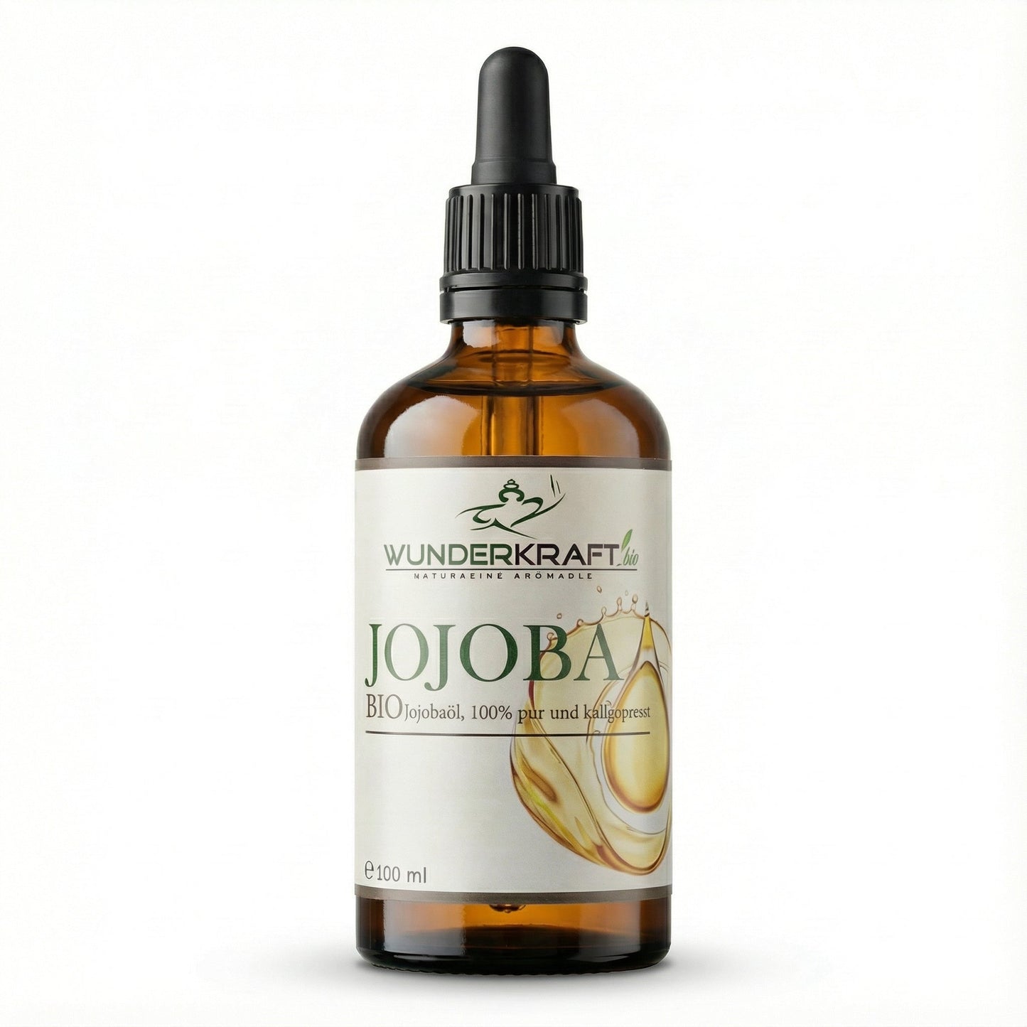 BIO Jojobaöl, naturrein, 100ml, als Basisöl für ätherische Öle - Wunderkraft naturals