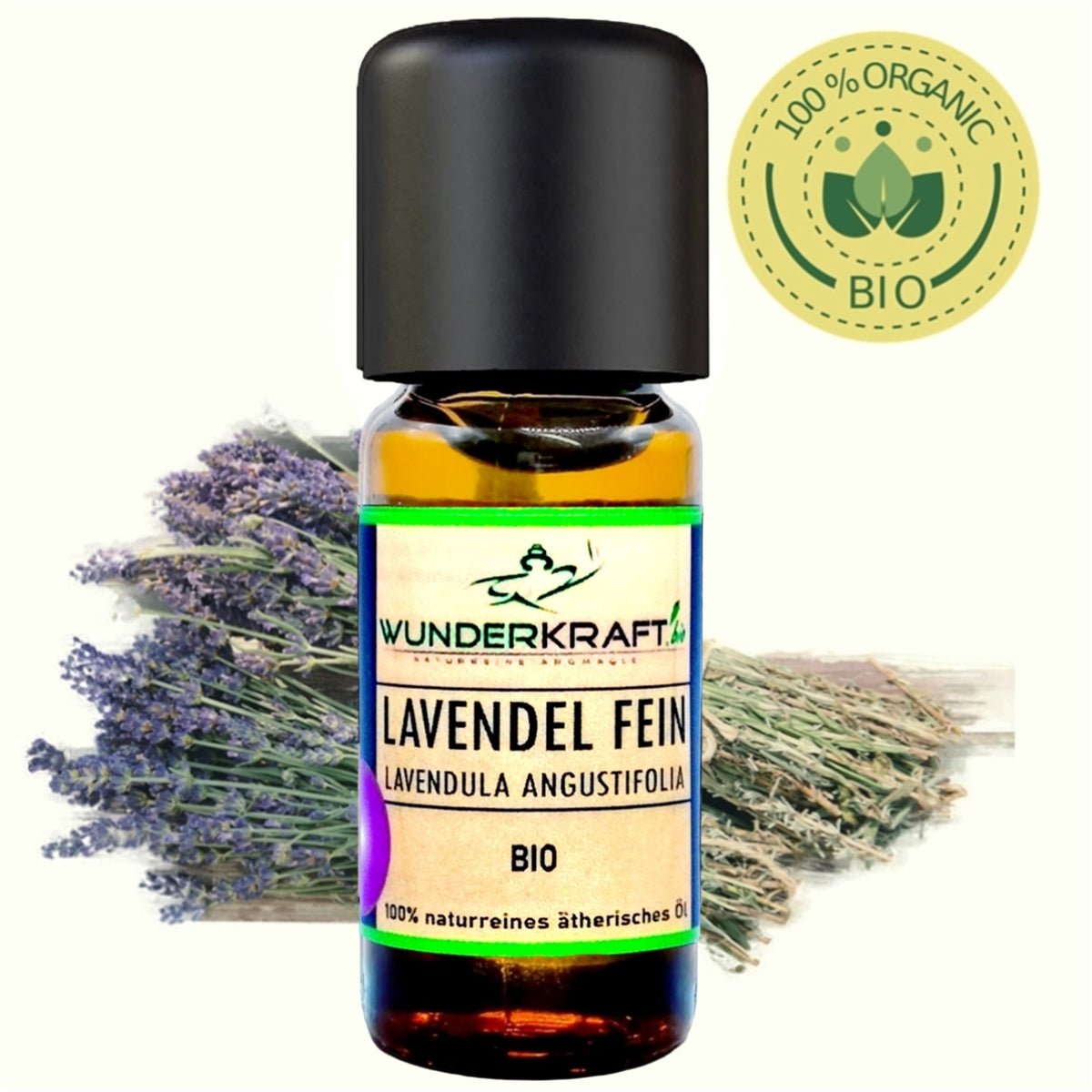 BIO Lavendelöl fein, 100% naturreine ätherische Öle - Wunderkraft.bio