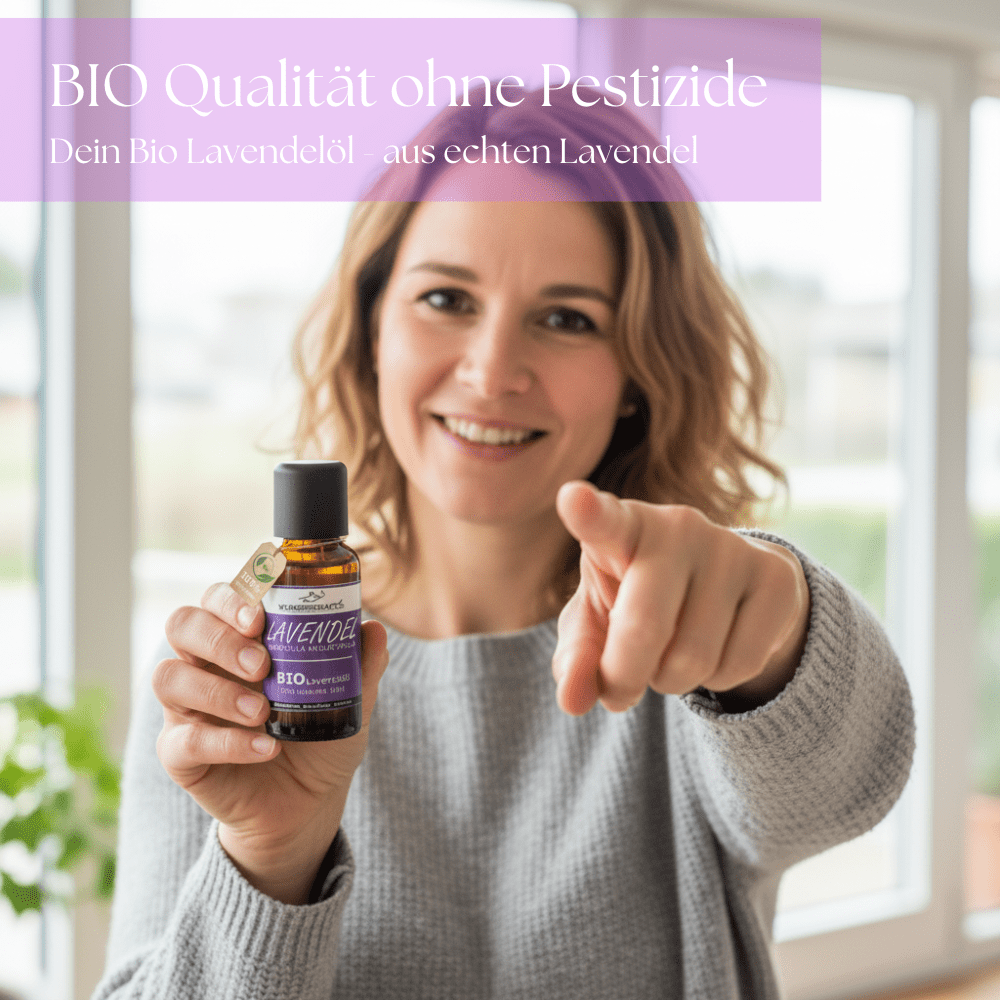 BIO Lavendelöl fein, 100% naturreine ätherische Öle - Wunderkraft.bio von Wunderlampe.bio