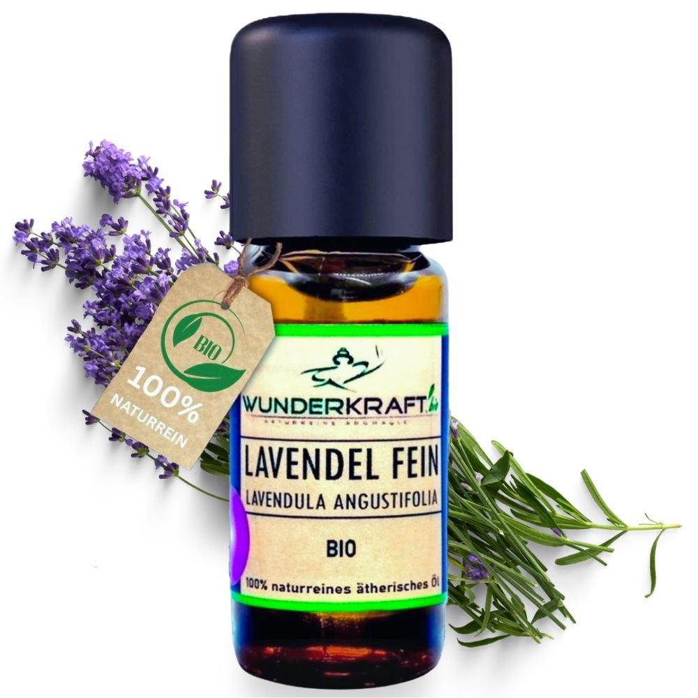 BIO Lavendelöl fein, 100% naturreine ätherische Öle - Wunderkraft.bio von Wunderlampe.bio