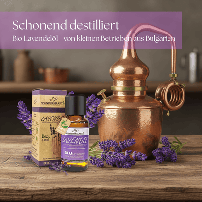 BIO Lavendelöl fein, 100% naturreine ätherische Öle - Wunderkraft.bio von Wunderlampe.bio