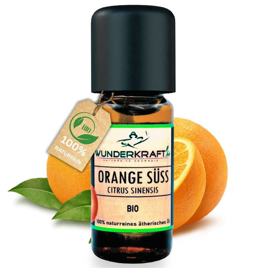 BIO Orangenöl süß, 100% naturreines ätherisches Öl - Wunderkraft.bio von Wunderlampe.bio