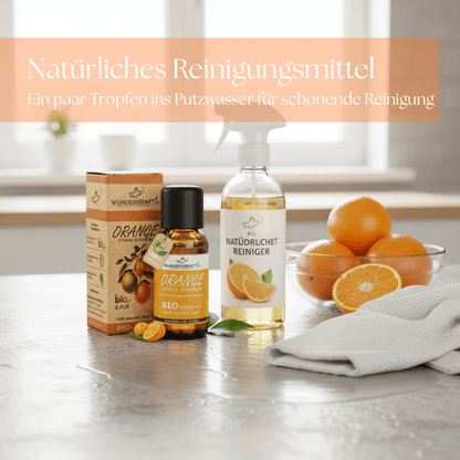 BIO Orangenöl süß, 100% naturreines ätherisches Öl - Wunderkraft.bio von Wunderlampe.bio