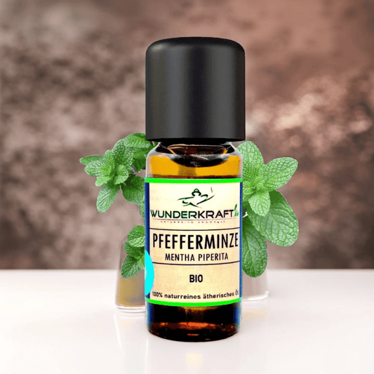 BIO Pfefferminzöl, 100% naturreine ätherische Öle - Wunderkraft.bio