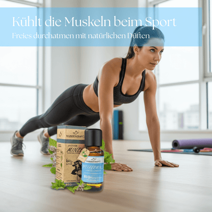 BIO Pfefferminzöl, 100% naturreine ätherische Öle - Wunderkraft.bio von Wunderlampe.bio