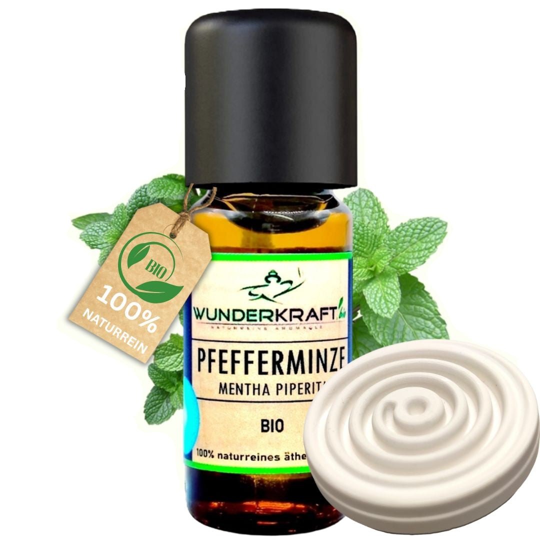 BIO Pfefferminzöl, 100% naturreine ätherische Öle - Wunderkraft.bio von Wunderlampe.bio