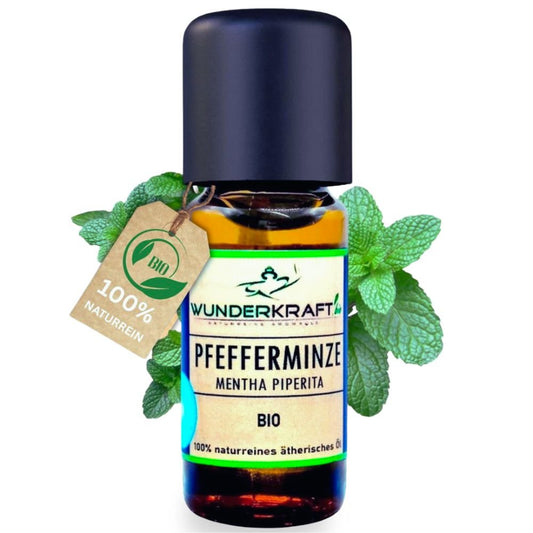 BIO Pfefferminzöl, 100% naturreine ätherische Öle - Wunderkraft.bio von Wunderlampe.bio