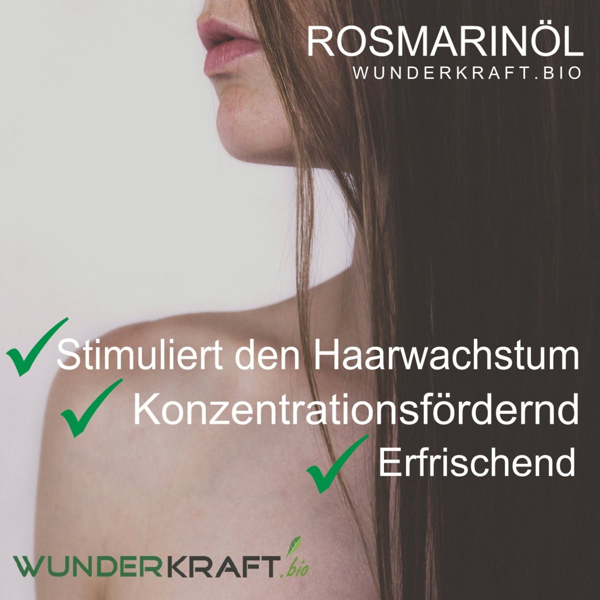 BIO Rosmarinöl, 100% naturreines ätherisches Öl, Aromaöl, Duftöl - Wunderkraft.bio