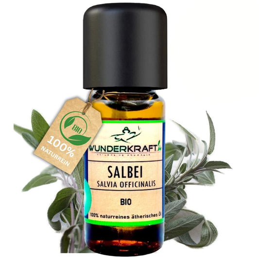 BIO Salbeiöl, 100% naturreine ätherische Öle - Wunderkraft.bio von Wunderlampe.bio