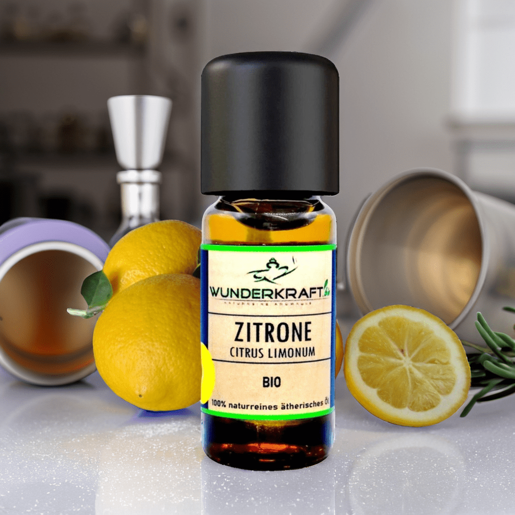 BIO Zitronenöl, 100% naturreine ätherische Öle - Wunderkraft.bio