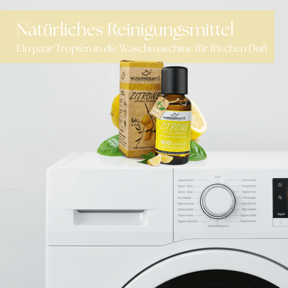 BIO Zitronenöl, 100% naturreine ätherische Öle - Wunderkraft.bio von Wunderlampe.bio