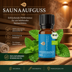 Fokus Frische "PFEFFERMINZÖL BIO"⚡Energie & Fokus - 🌬️ Atemwege & Erkältung - Wunderkraft naturals