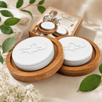 Handgemachter Duftstein aus Keramik – Natürlicher Raumduft & Aromatherapie für dein Zuhause (2er Set) - Wunderkraft naturals