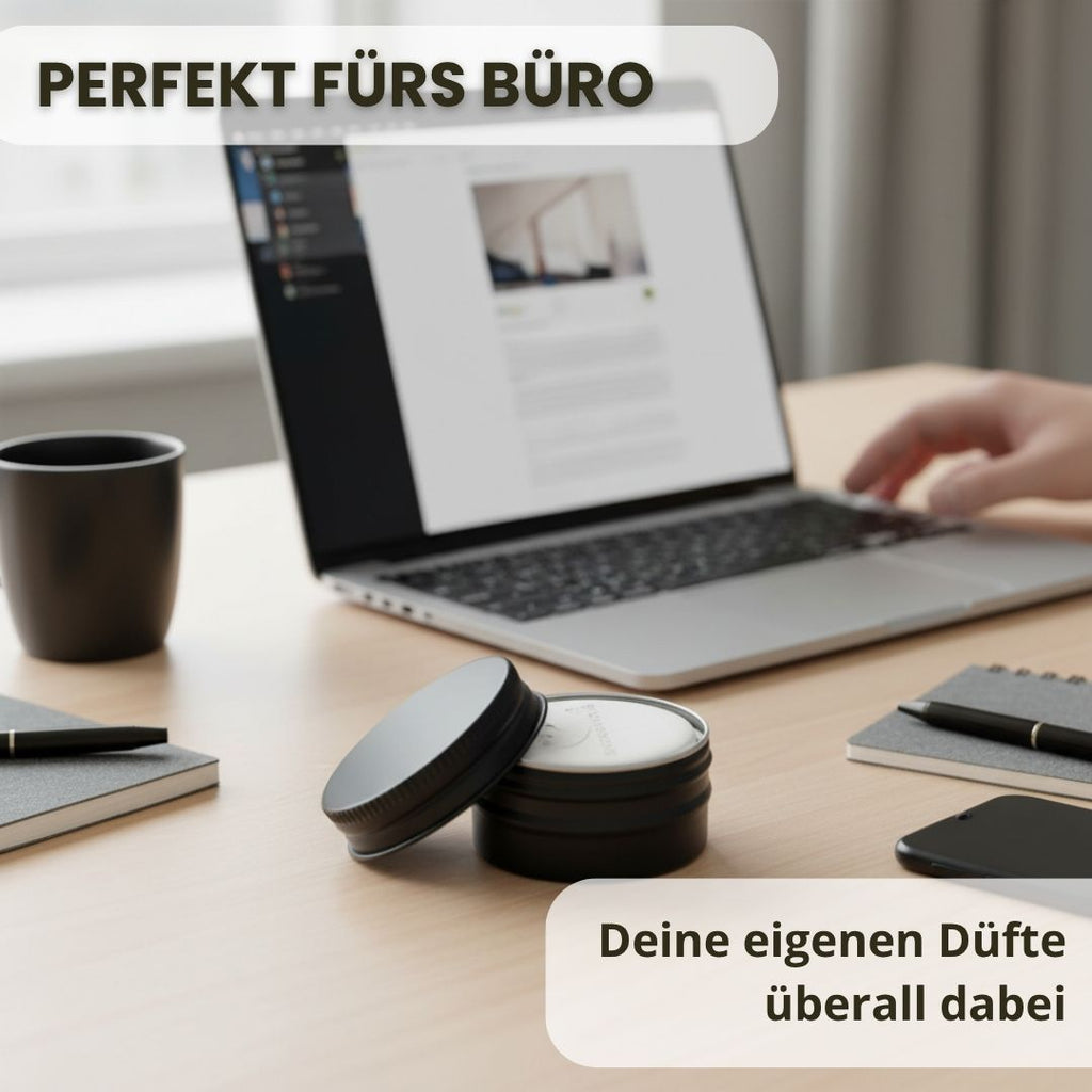 Handgemachter Duftstein für ätherische Öle in der edlen Dose, 4 Verschiedene Farben zur Auswahl - Wunderkraft.bio von Wunderlampe.bio