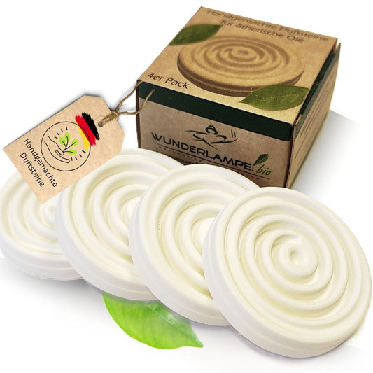 Handgemachter Duftstein zur Verwendung von Aromaölen/Duftölen und ätherischen Ölen - Wunderkraft.bio von Wunderlampe.bio