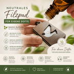 Holz Duftbaum für ätherische Öle "TAUBE", Anhänger aus Nussbaumholz mit Filzpad für ätherische Öle - Wunderkraft naturals