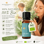 Innere Balance "SALBEIÖL BIO" 🌬️ Atemwege & Erkältung - Wunderkraft naturals