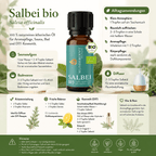 Innere Balance "SALBEIÖL BIO" 🌬️ Atemwege & Erkältung - Wunderkraft naturals