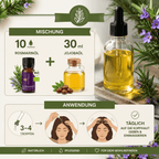 Klarer Kopf "ROSMARINÖL BIO" ⚡Energie & Fokus - 🌿 Haare & Durchblutung - Wunderkraft naturals