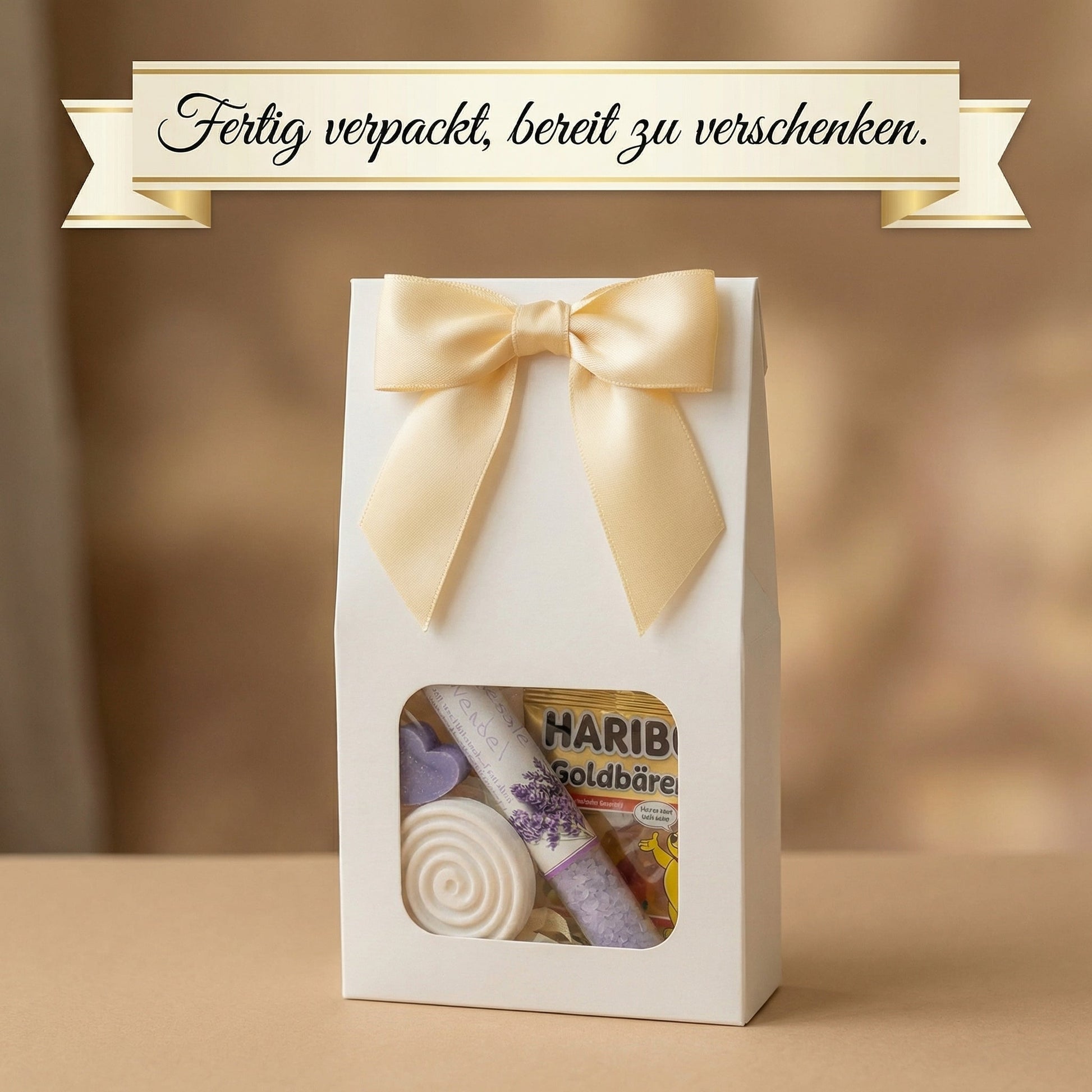 Lavendel Wellness Geschenkset für Frauen – Lavendel Spa Set mit Badesalz, Seife, Bio Lavendelöl, Duftstein, fertig verpacktes Geschenkset Frauen - Wunderkraft naturals