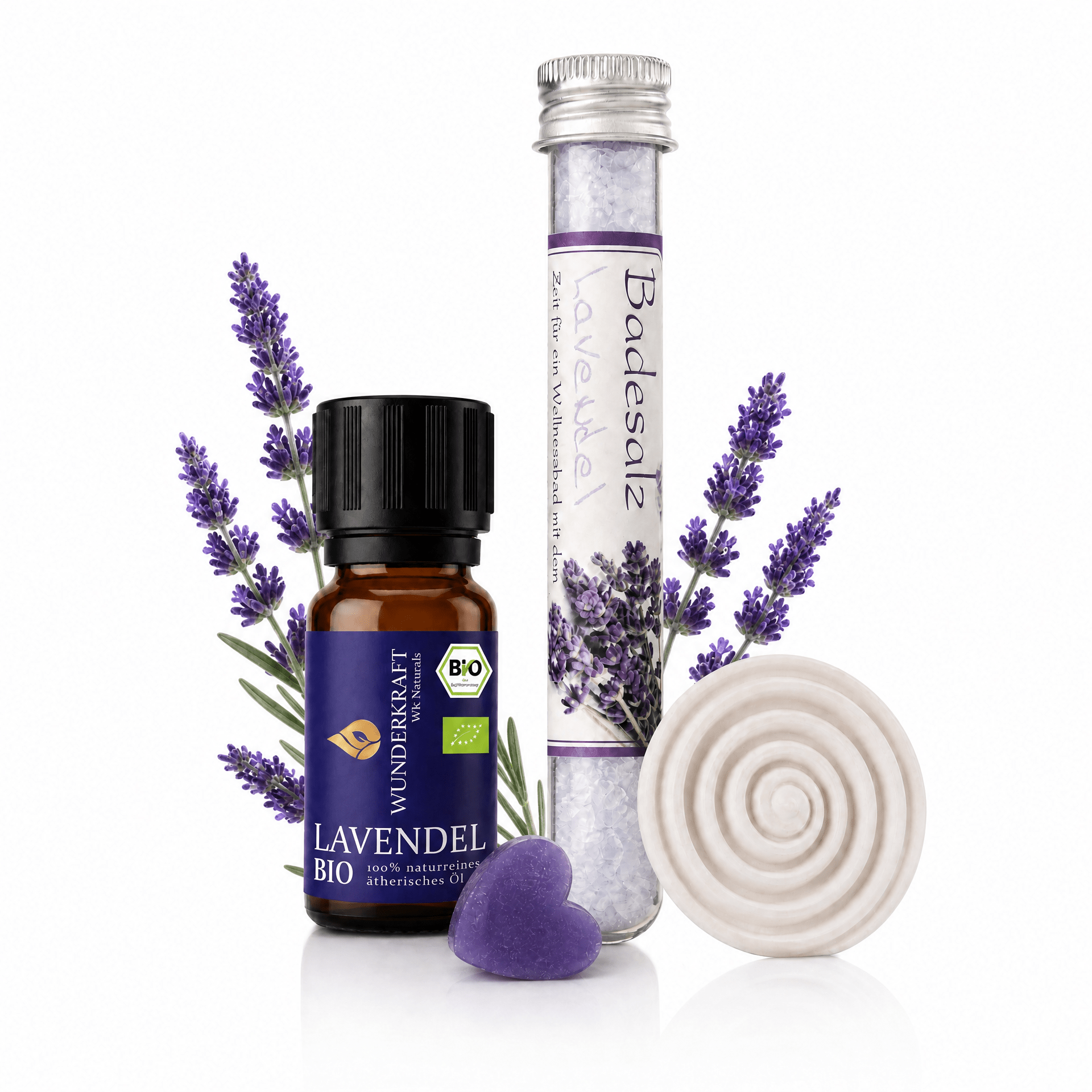 Lavendel Wellness Geschenkset – Pure Entspannung für besondere Momente - Wunderkraft naturals