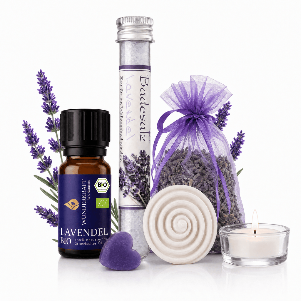 Lavendel Wellness Geschenkset – Pure Entspannung für besondere Momente - Wunderkraft naturals