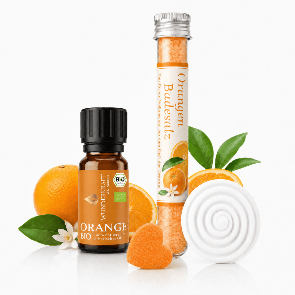 Orangen Wellness Geschenkset – Wärme & Wohlfühlmomente zum Verschenken - Wunderkraft naturals