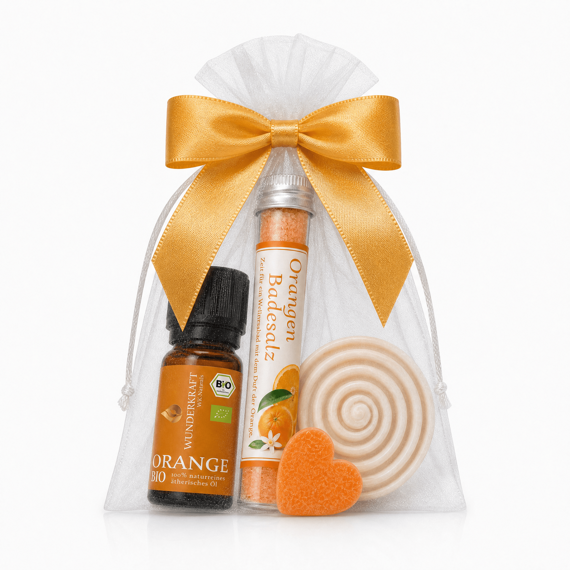 Orangen Wellness Geschenkset – Wärme & Wohlfühlmomente zum Verschenken - Wunderkraft naturals