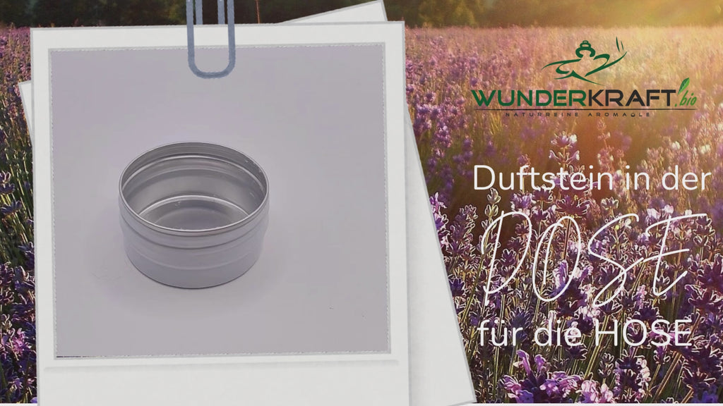 Duftsteindose in 4 verschiedene Farben