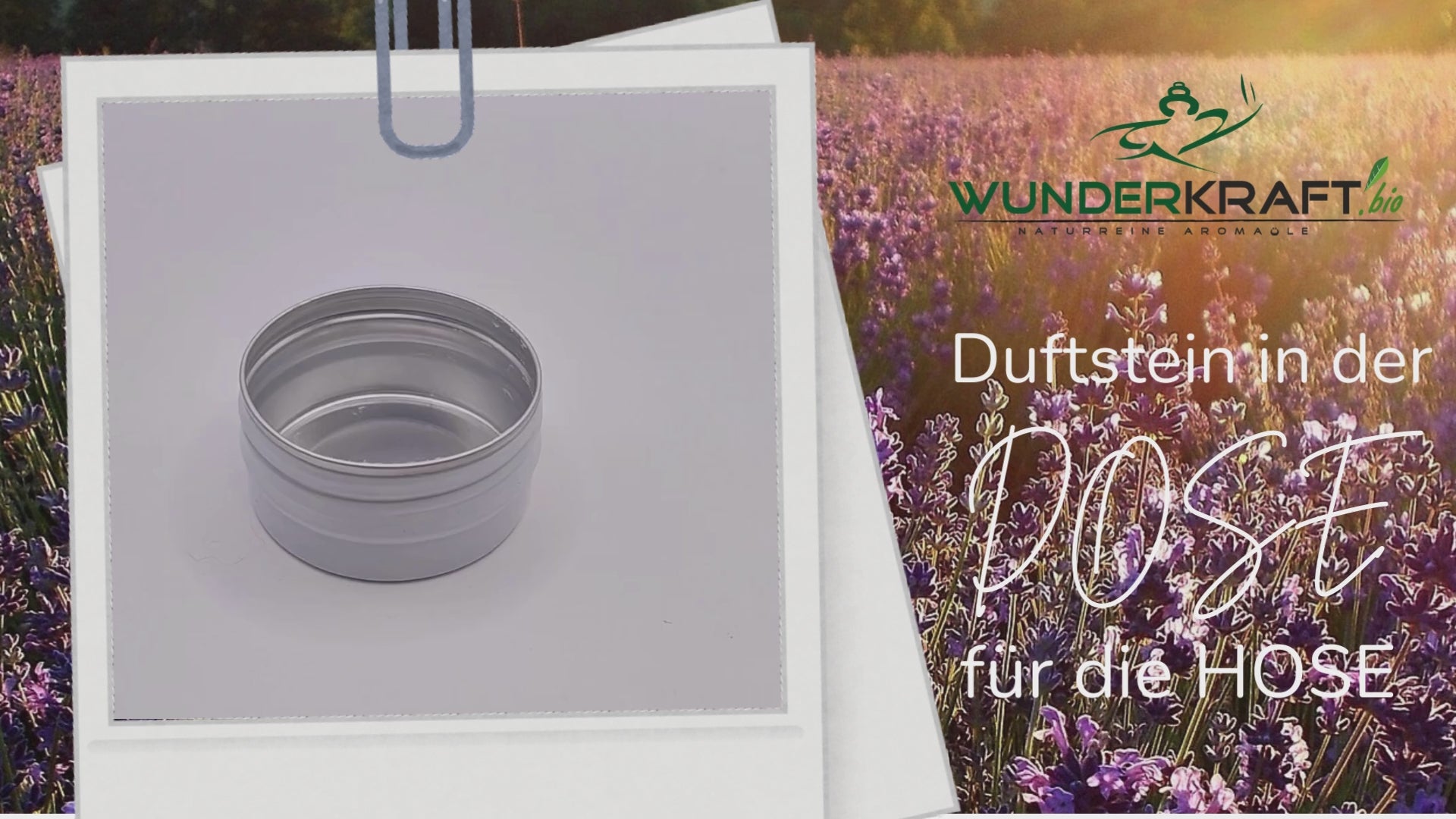 Duftsteindose in 4 verschiedene Farben