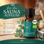 Reine Energie "EUKALYPTUSÖL BIO" 🌬️ Atemwege & Erkältung - 🧼 Reinigung & Hygiene - Wunderkraft naturals