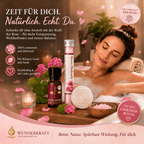 Rosen Wellness Geschenkset – Zarte Rosenmomente für echte Entspannung - Wunderkraft naturals
