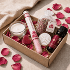 Rosen Wellness Geschenkset – Zarte Rosenmomente für echte Entspannung - Wunderkraft naturals